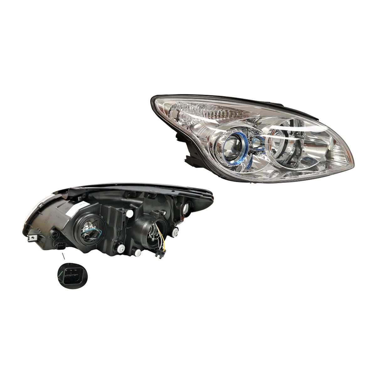 HYUNDAI I30  FD  07/2009 ~ 04/2012  HEADLIGHT  RIGHT HAND SIDE, , scaau_hi-res