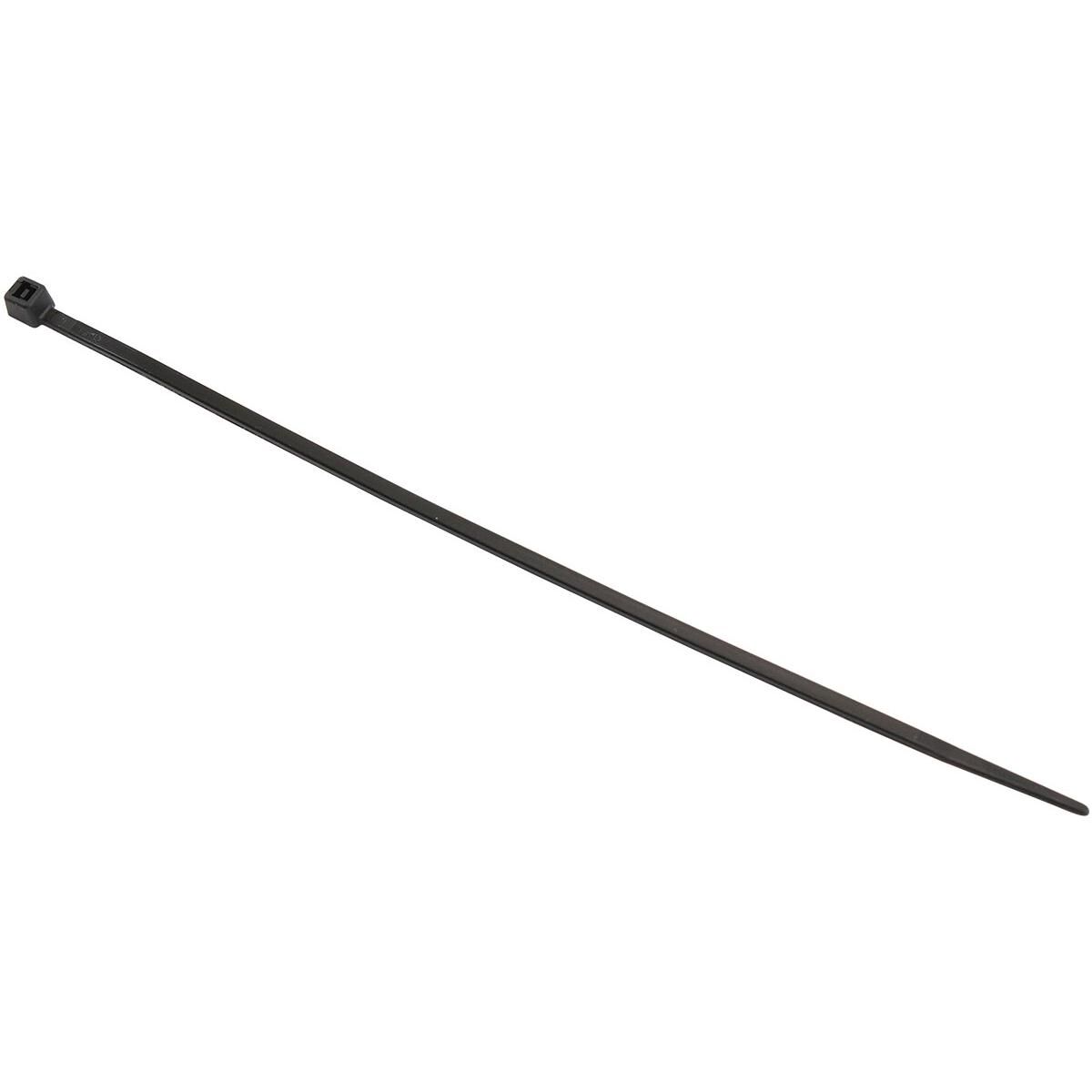 CABLE TIES 2.5MM X 150MM 25 PACK BLACK ZIP TIE PA66, , scaau_hi-res