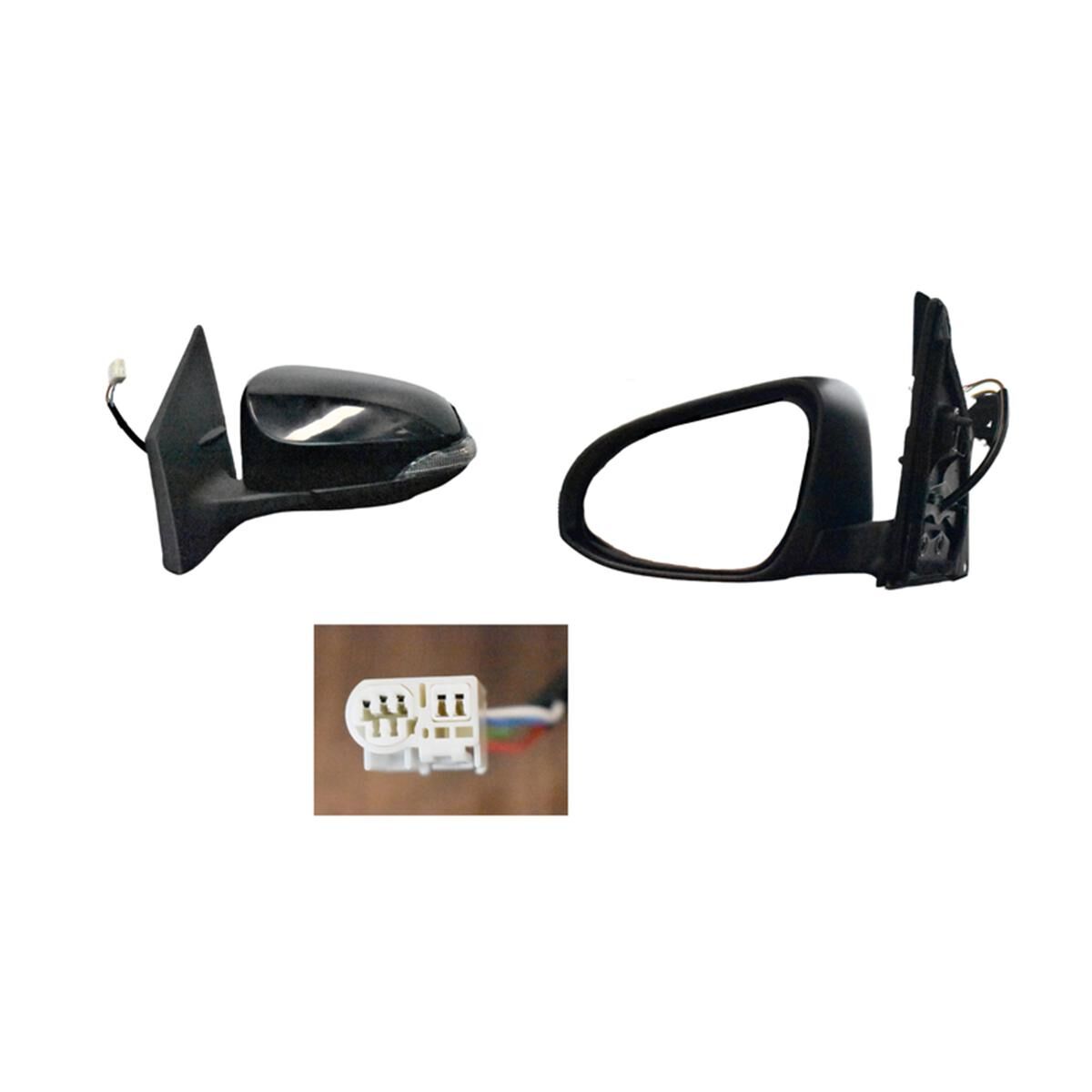 COROLLA ZRE182 HB/ZWE186 HB HYBRID (5P/7H ,SQUARE/ROUND ) 1/13-7/18 DOOR MIRROR (+LED -HEATED -FOLDING) (L), , scaau_hi-res