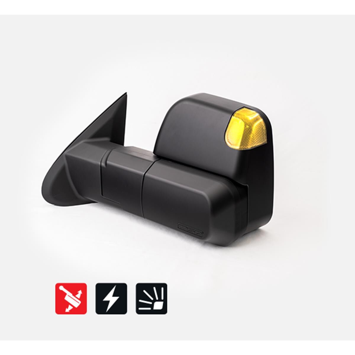 MITSUBISHI PAJERO SPORT 2015-CURRENT, BLACK, ELECTRIC, INDICATORS, POWERFOLD - BOTH WIRES, , scaau_hi-res