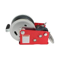 Sunrise Hand Winch 1800lbs (817kg) Two Speed 8m Strap, , scaau_hi-res