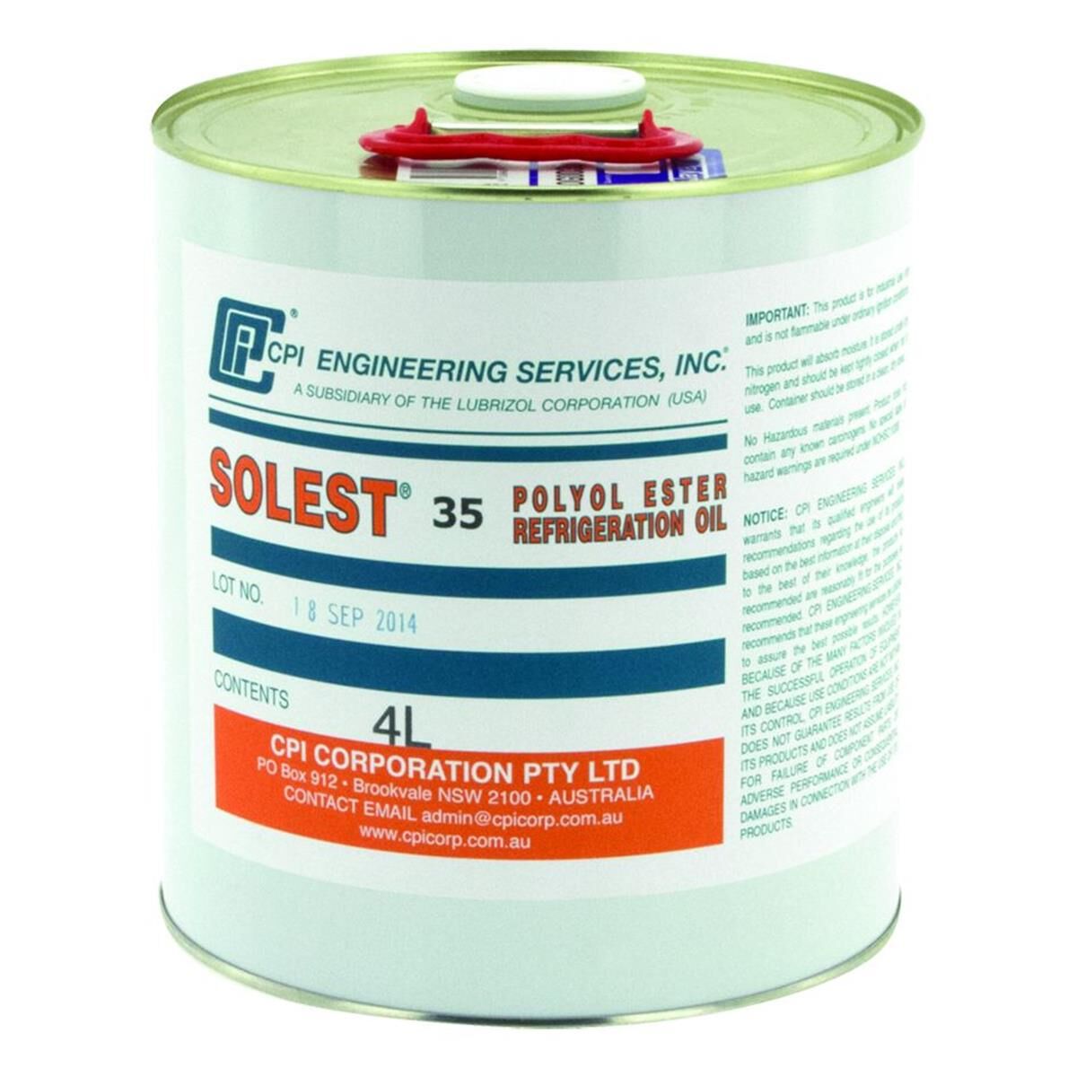 SOLEST 35 REFRIGERANT OIL, , scaau_hi-res