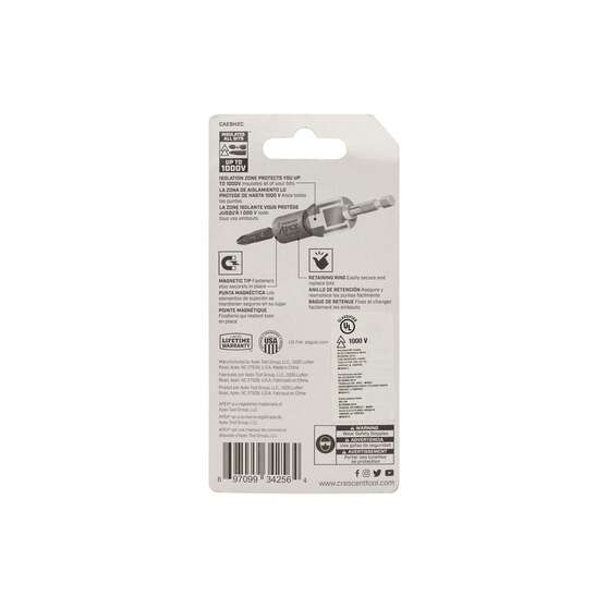 ESHOK-GUARD 1/4" ISOLATED BIT HOLDER, , scaau_hi-res