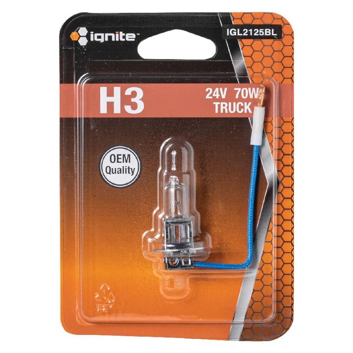 PKT1 H3 HALOGEN GLOBE24V 70W PK22s BASE BLISTER, , scaau_hi-res