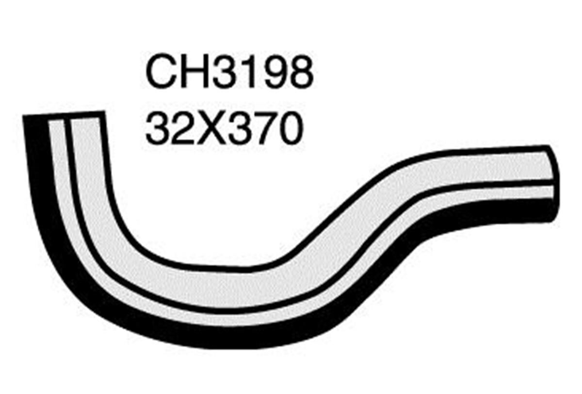Radiator Upper Hose  - MITSUBISHI TRITON MK - 2.8L I4  DIESEL - Manual & Auto, , scaau_hi-res