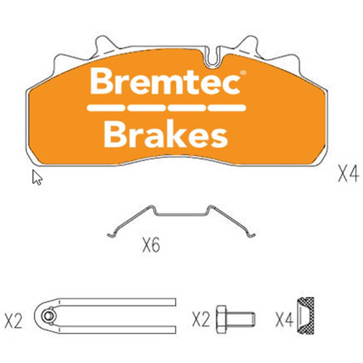 TRANS-LINE BRAKE PAD SET, , scaau_hi-res