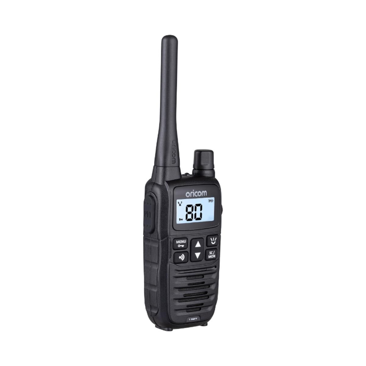 UHF HANDHELD RADIO 1 WATT TWIN PACK, , scaau_hi-res