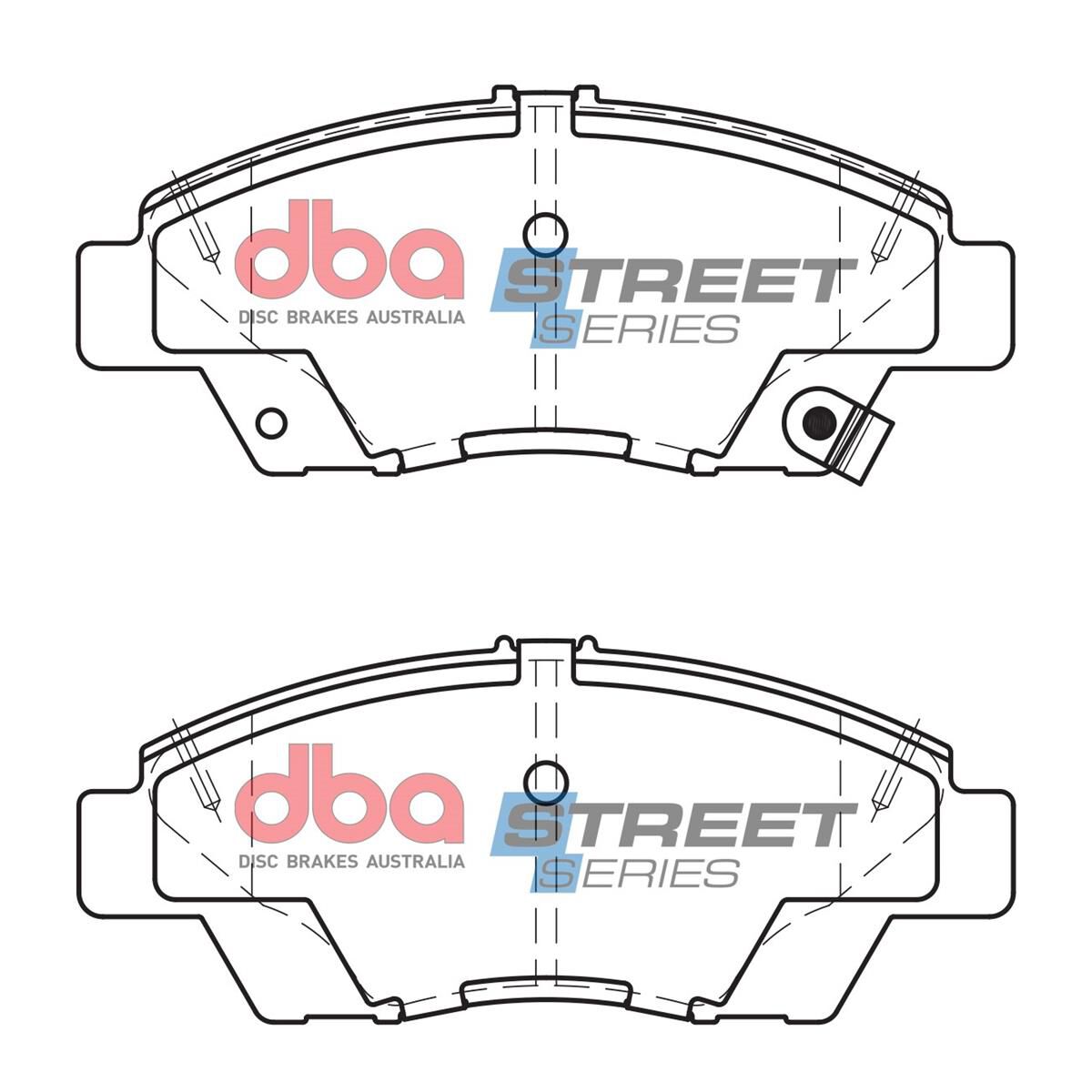 DBA SS STREET SERIES BRAKE PADS [ Honda 2008 - on F ], , scaau_hi-res