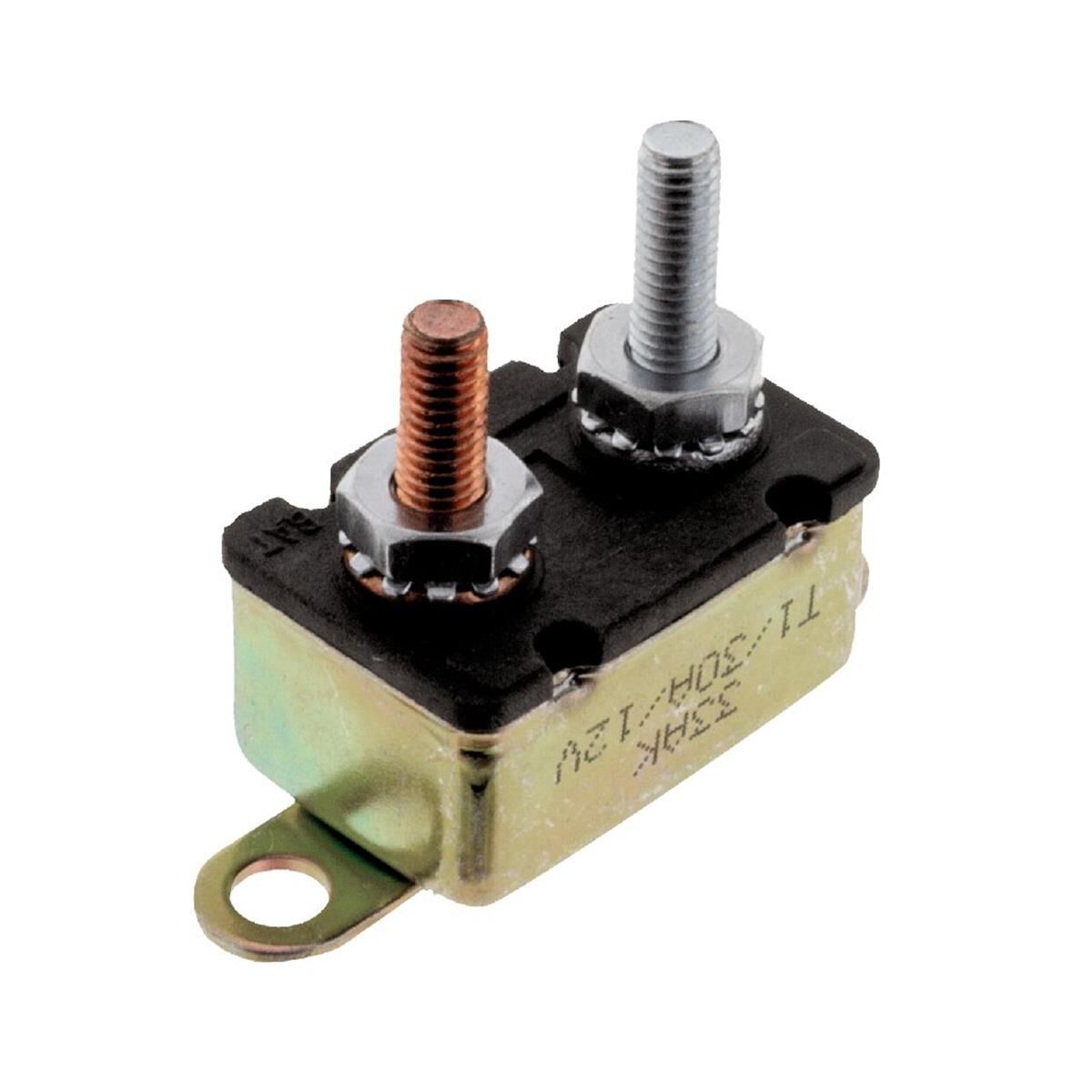 CIRCUIT BREAKER TYPR1 30AMP AUTO RESET METAL BODY - FUSES & CIRCUIT BREAKERS, , scaau_hi-res