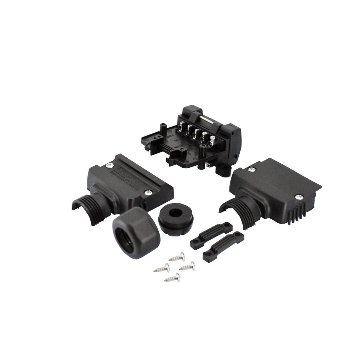 12 PIN FLAT TORNADO TRAILER SOCKET WITH REED SWITCH, , scaau_hi-res