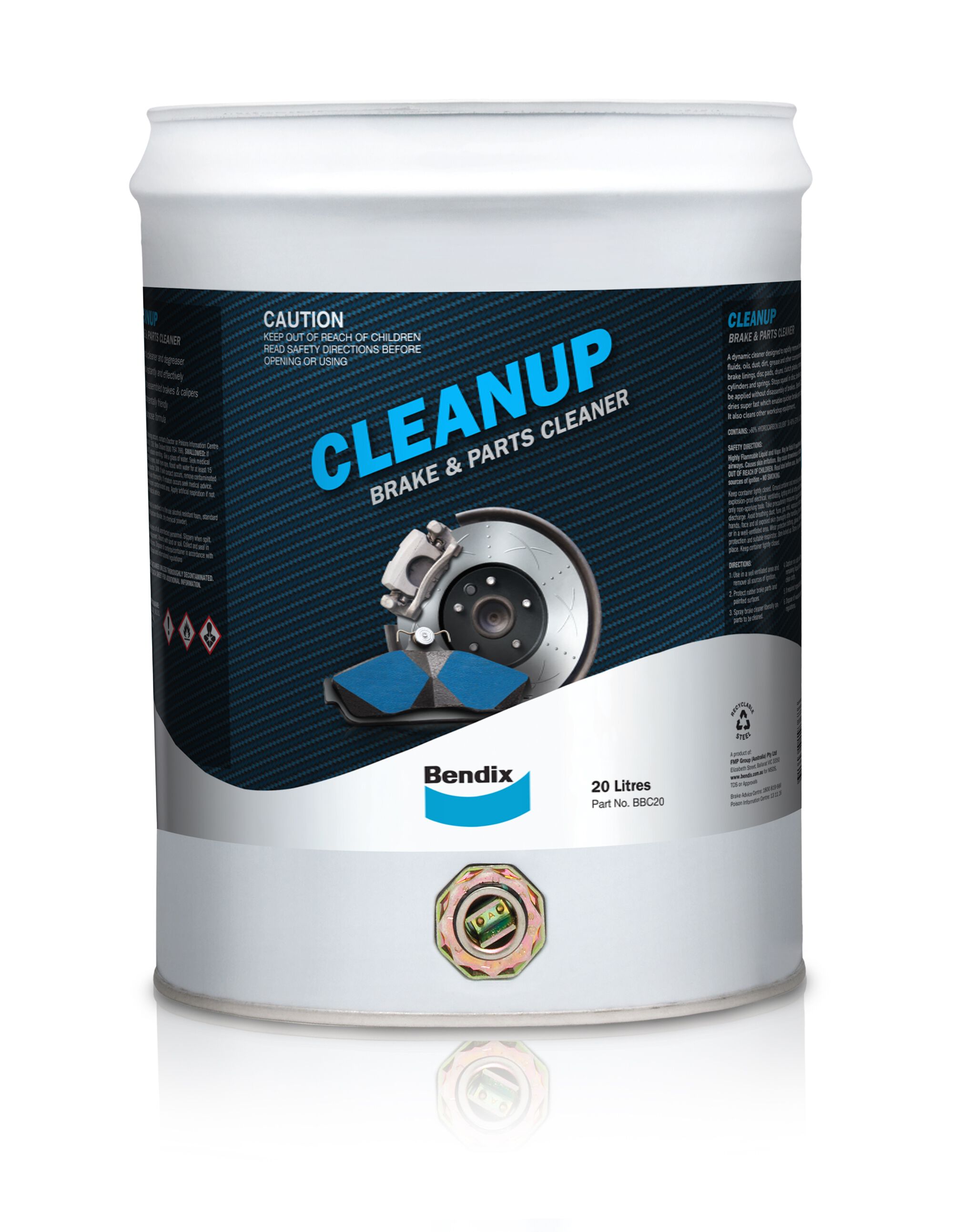 Bendix Brake Cleaner 20ltr, , scaau_hi-res