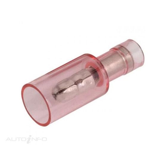 MALE BULLET RED POLY 5MM, , scaau_hi-res
