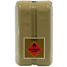 METAL JERRY CAN 10L DIESEL OLIVE YELLOW CARTON QTY 4, , scaau_hi-res