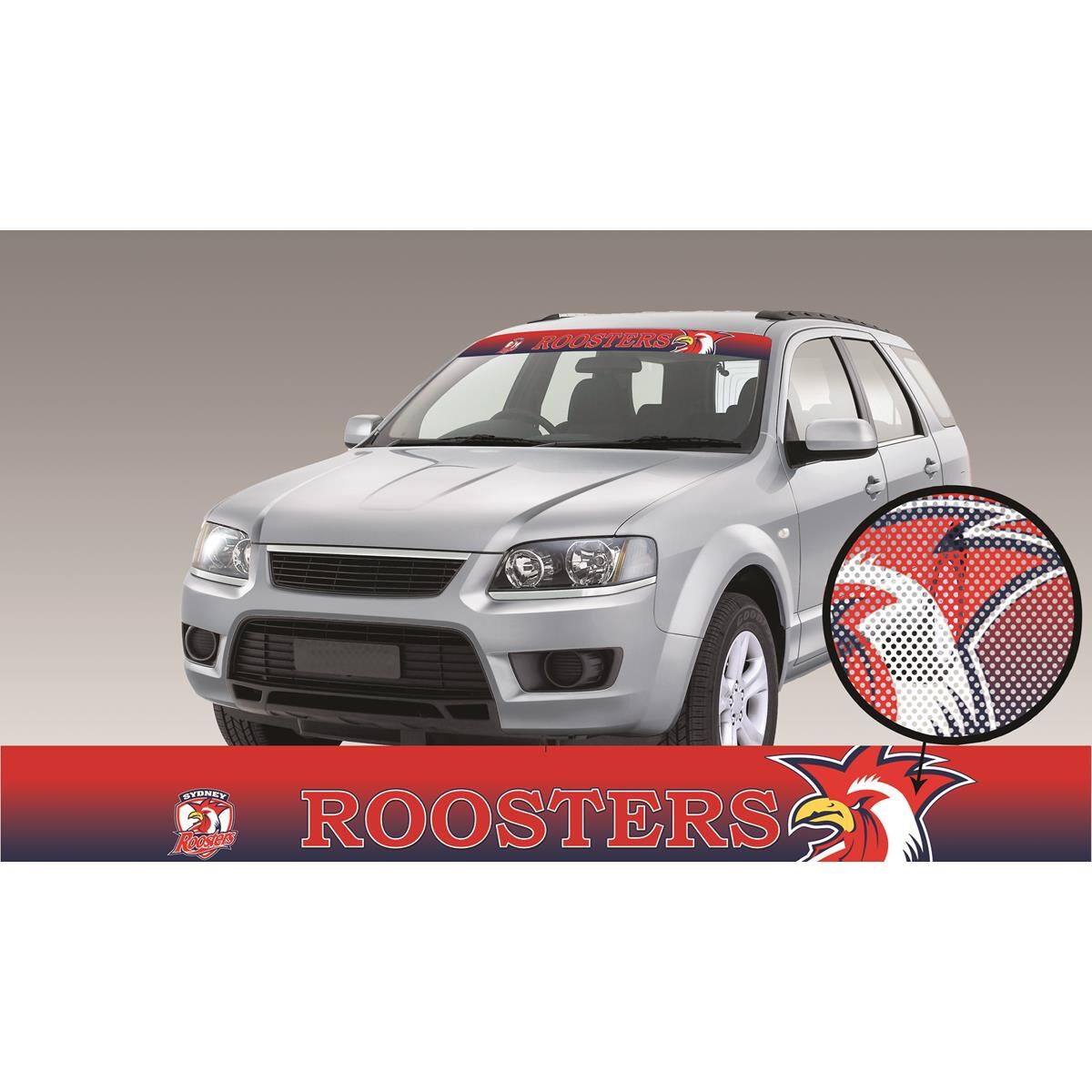 ROOSTERS  ITAG SEE-THRU SUN VISOR - RADIANT DESIGN, , scaau_hi-res