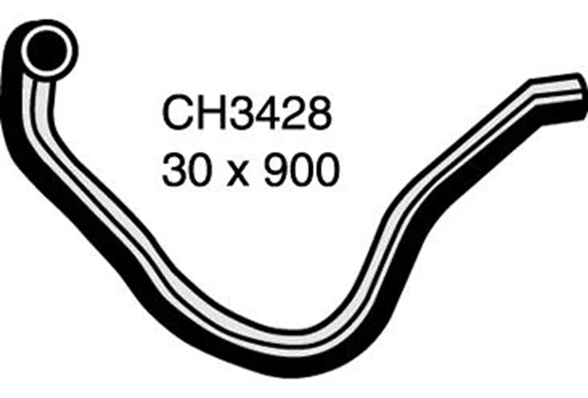Radiator Lower Hose  - HONDA PRELUDE BA - 2.0L I4  PETROL - Auto, , scaau_hi-res