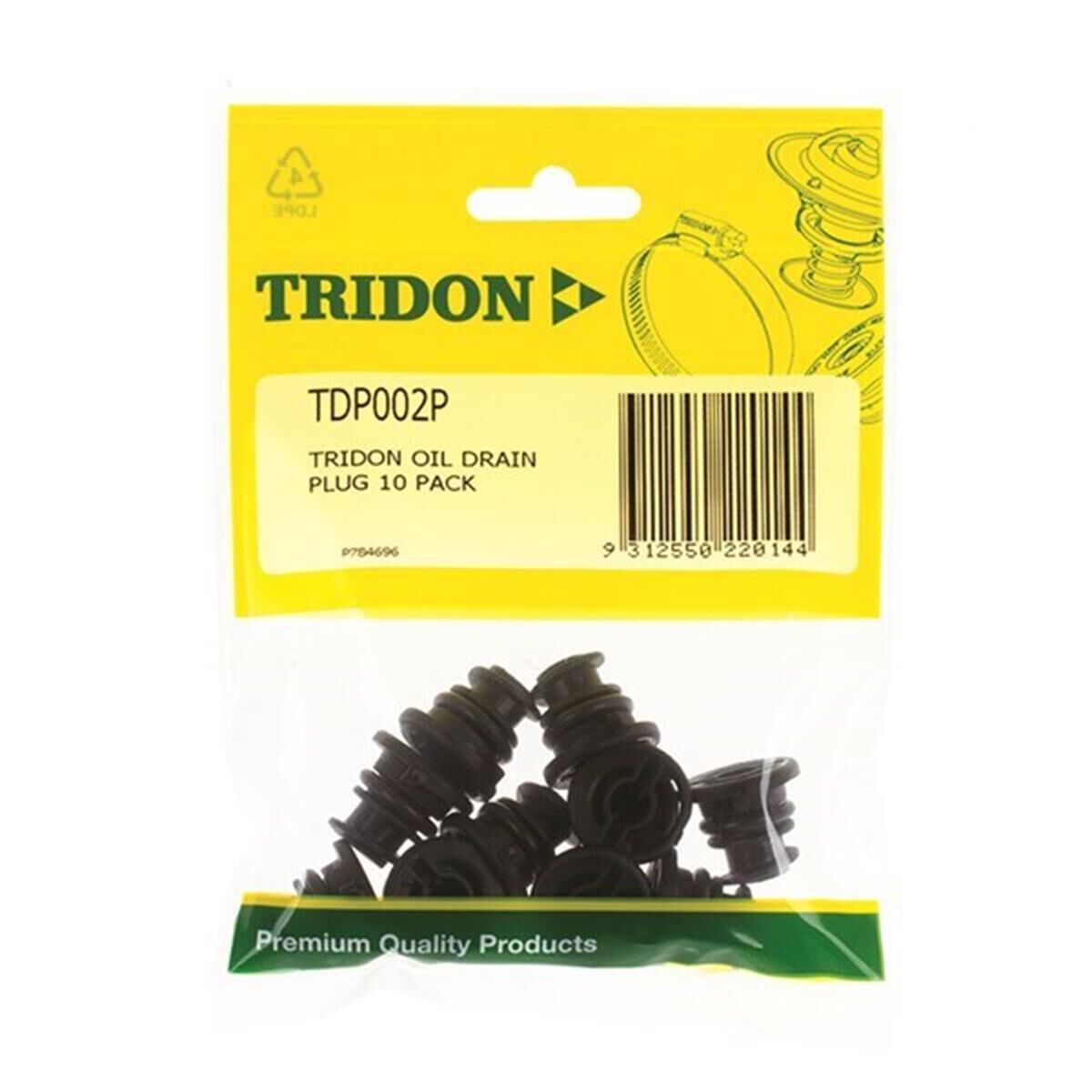 TRIDON OIL DRAIN PLUG 10 PACK, , scaau_hi-res