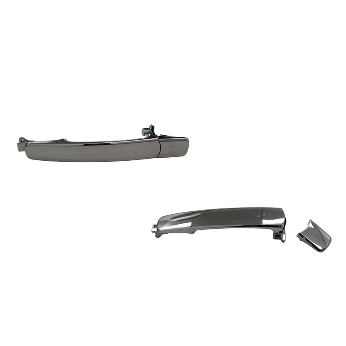 XTRAIL T31 (-RFID) 9/07-2/14 REAR DOOR HANDLE (-KEY HOLE) CHROMED OUTER (-KEYLESS ENTRY) (L), , scaau_hi-res