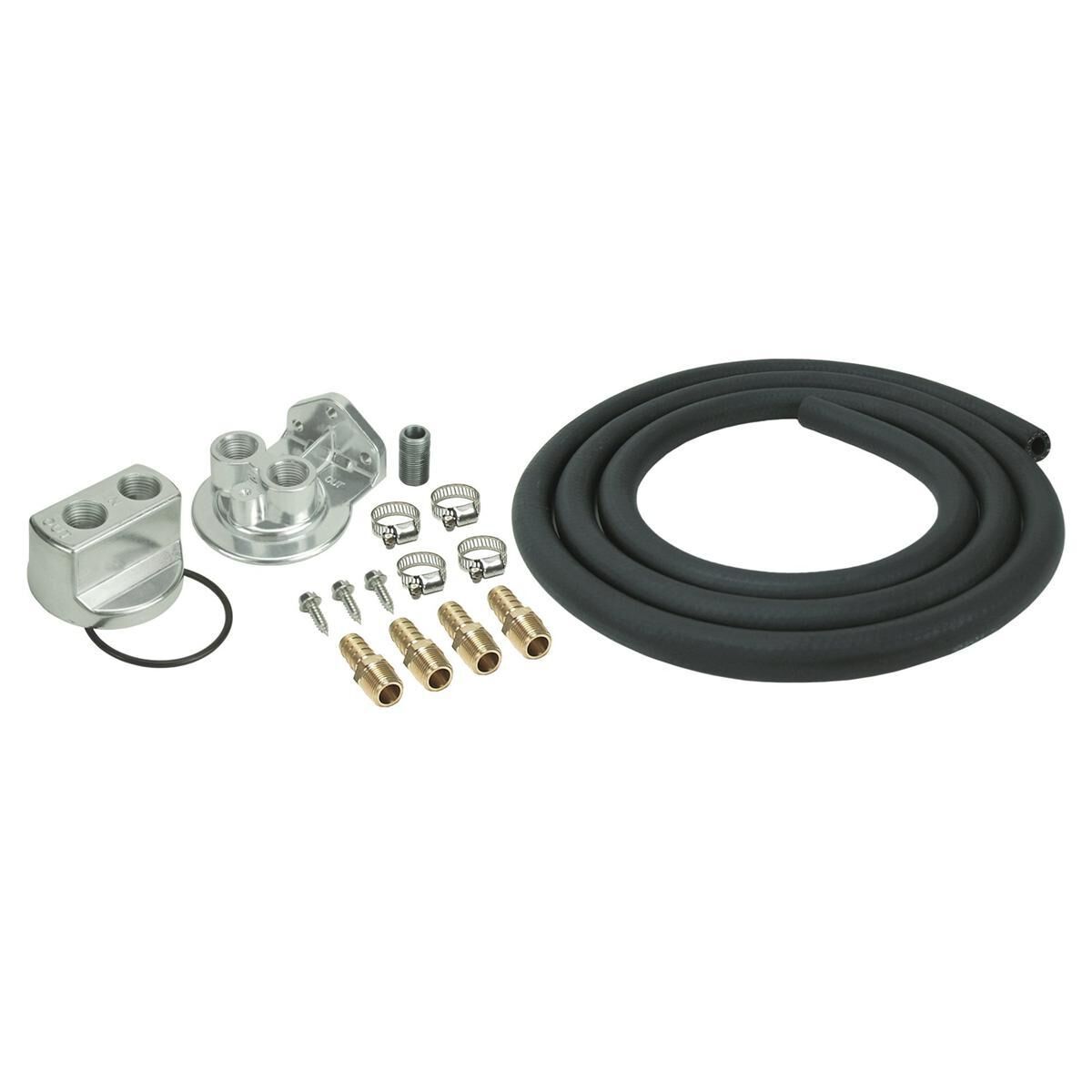 Derale Oil Filter Relocation Kit (22 x 1.5 mm) Suit Ford V8 Ba Onwards ...