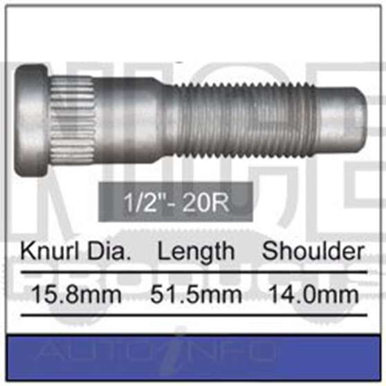 Wheel Stud, , scaau_hi-res