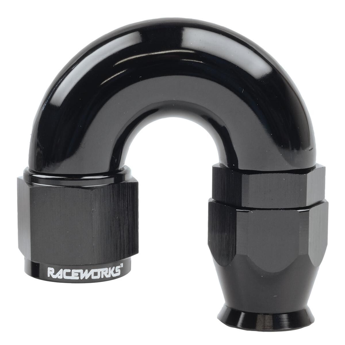 PTFE HOSE END AN-8 180DEG, , scaau_hi-res