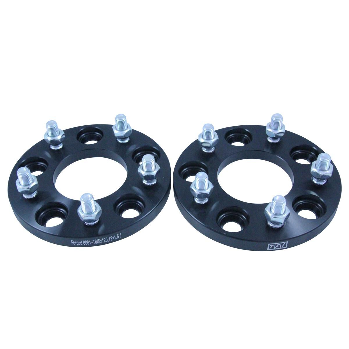 Wheel Spacer Kit 15mm Thick Size 5x120 12x1.5 Stud, , scaau_hi-res