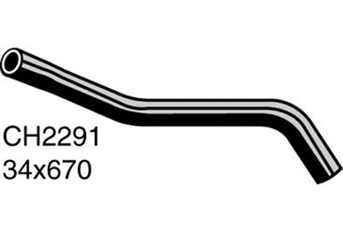 Radiator Upper Hose  - NISSAN PATROL GU - 2.8L I6 Turbo DIESEL - Manual & Auto, , scaau_hi-res