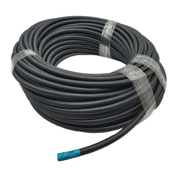 200 SERIES AN4 PTFE NYLON BRAIDED HOSE - BLACK, , scaau_hi-res
