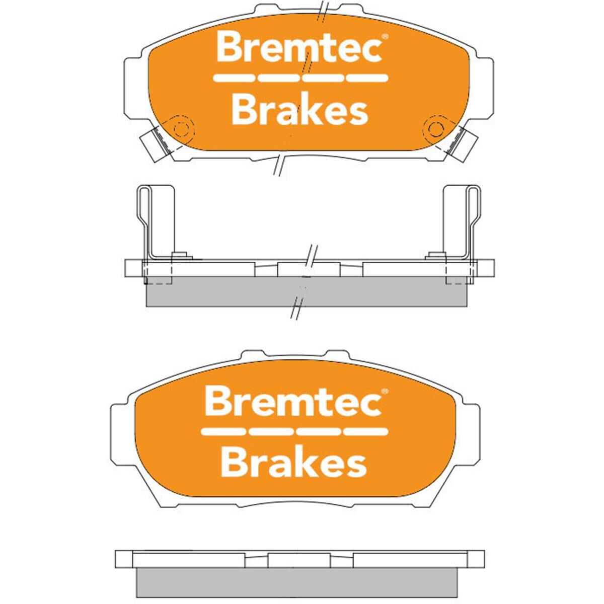 TRADE-LINE BRAKE PADS SET, , scaau_hi-res
