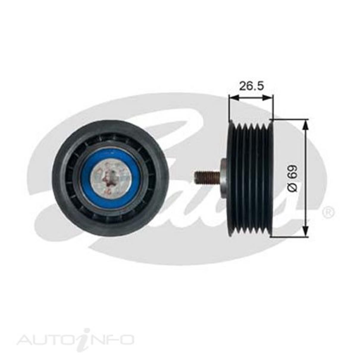 38099 DRIVEALIGN IDLER PULLEY, , scaau_hi-res