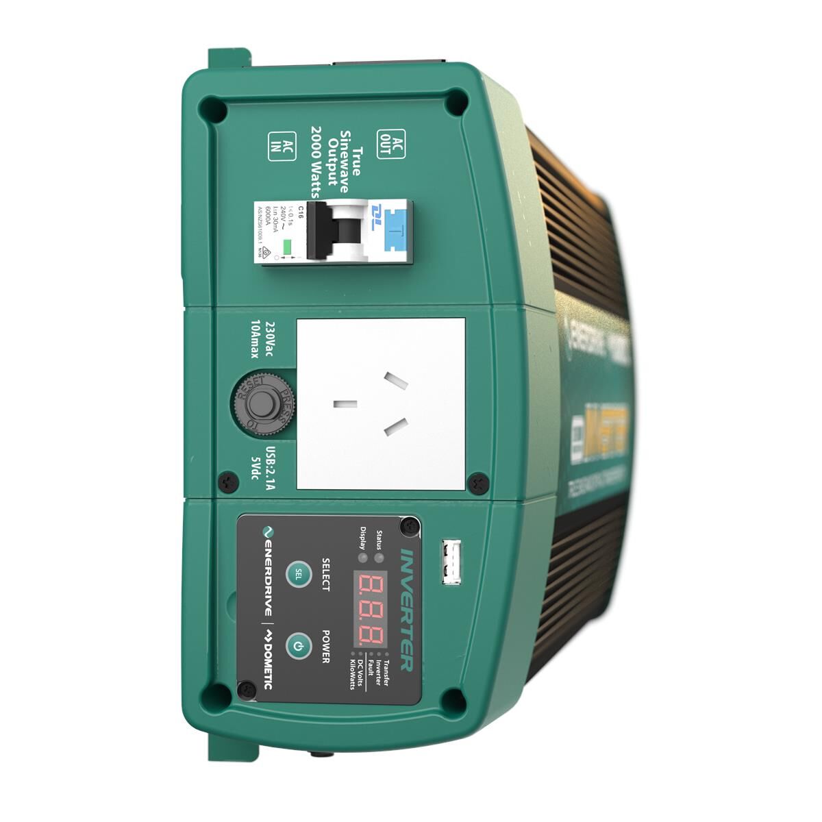 2000W 12V TRUE SINE WAVE INVERTER WITH AC TRANSFER & SAFETY SWITCH, , scaau_hi-res