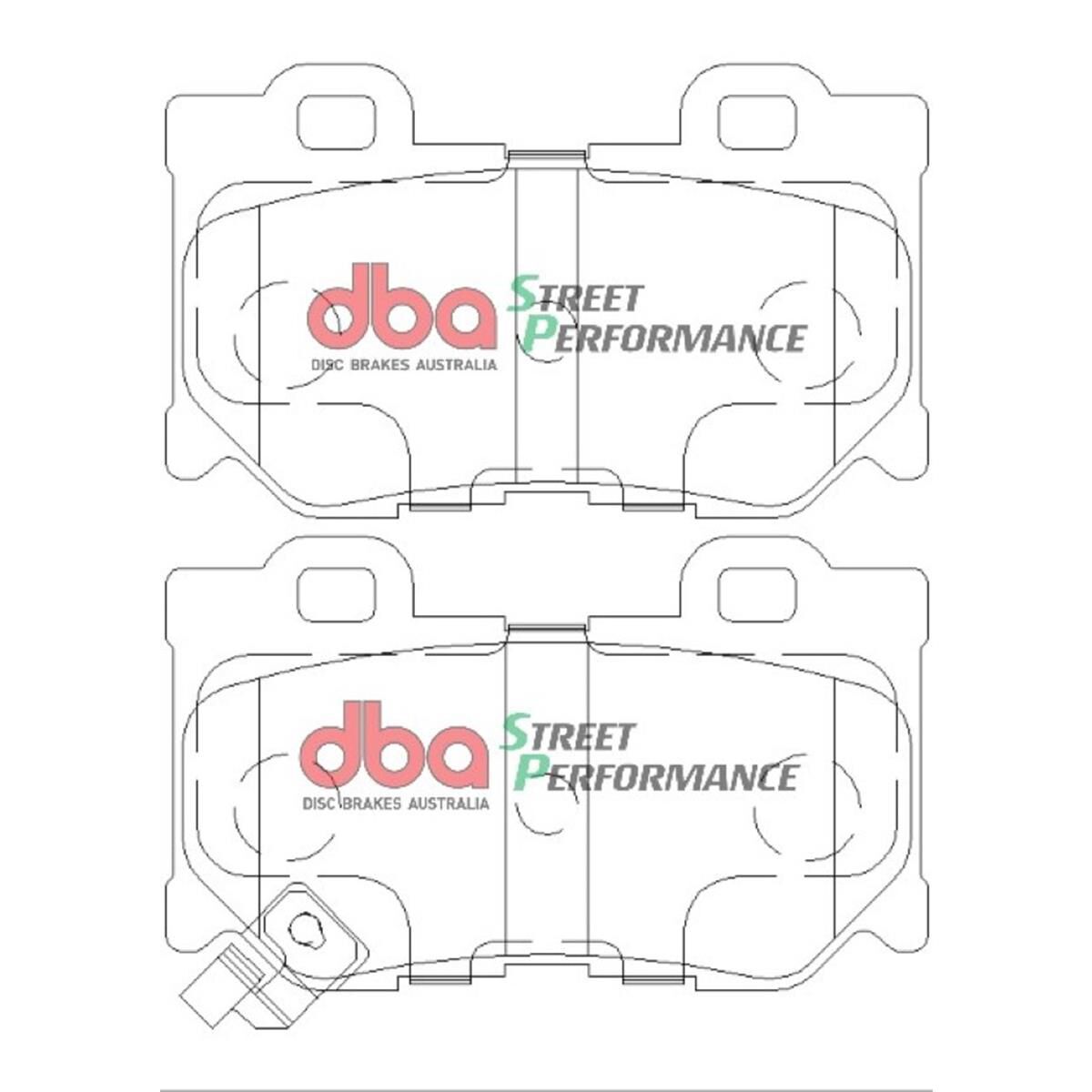 DBA SP PERFORMANCE BRAKE PADS Nissan 370Z, Akebono Caliper R, , scaau_hi-res