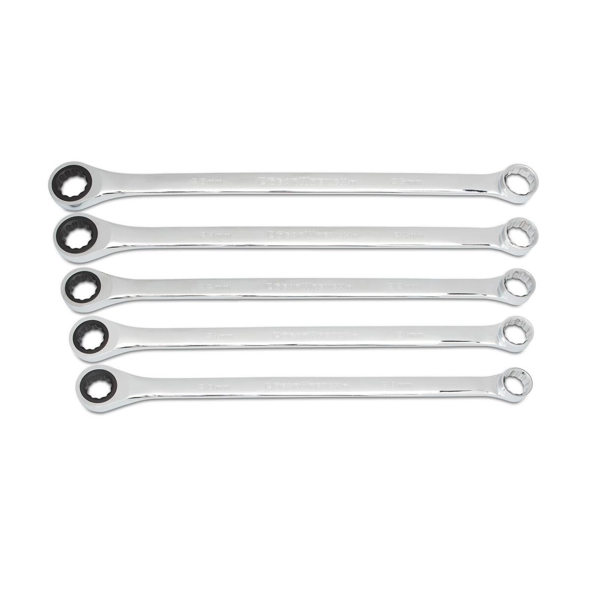 Large ratcheting wrench set discount