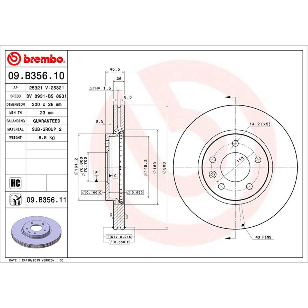 BREMBO DISC ROTOR, , scaau_hi-res