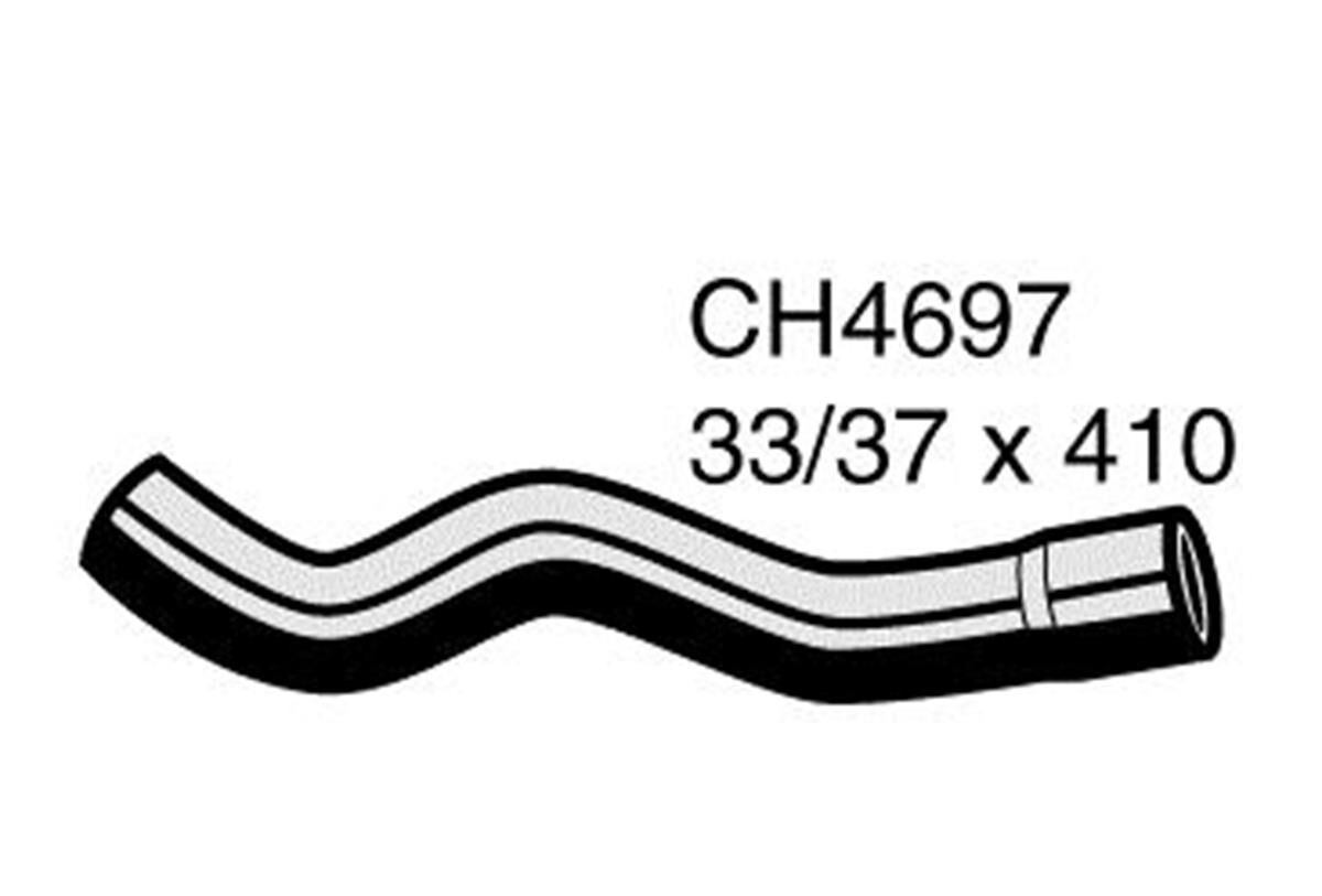 Radiator Upper Hose  - HOLDEN RODEO RA - 2.4L I4  PETROL - Manual & Auto, , scaau_hi-res
