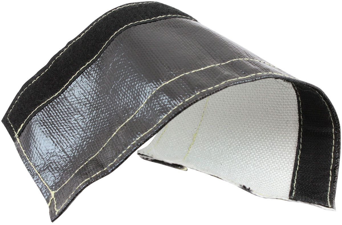 VELCRO HEAT GUARD 1" ID 25MM BLACK COLOUR 300MM, , scaau_hi-res