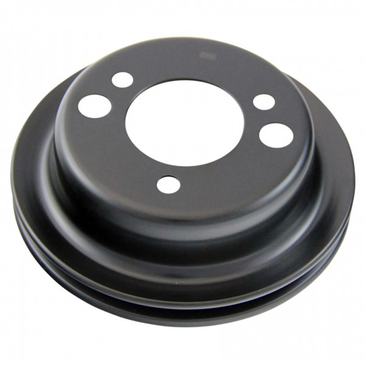 Pulley Big Blk Swp Crank Single Groove Steel Black Add on for Air Conditioning, , scaau_hi-res