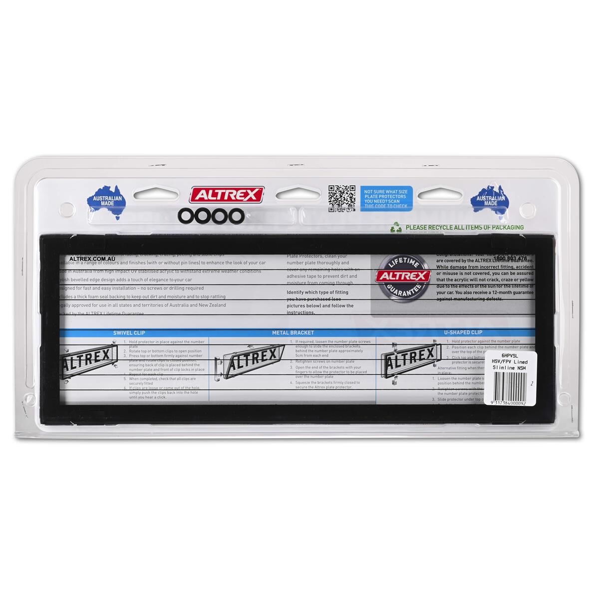 NSW AND VIC HSV AND FPV SLIMLINE BLACK WITH LINES, , scaau_hi-res