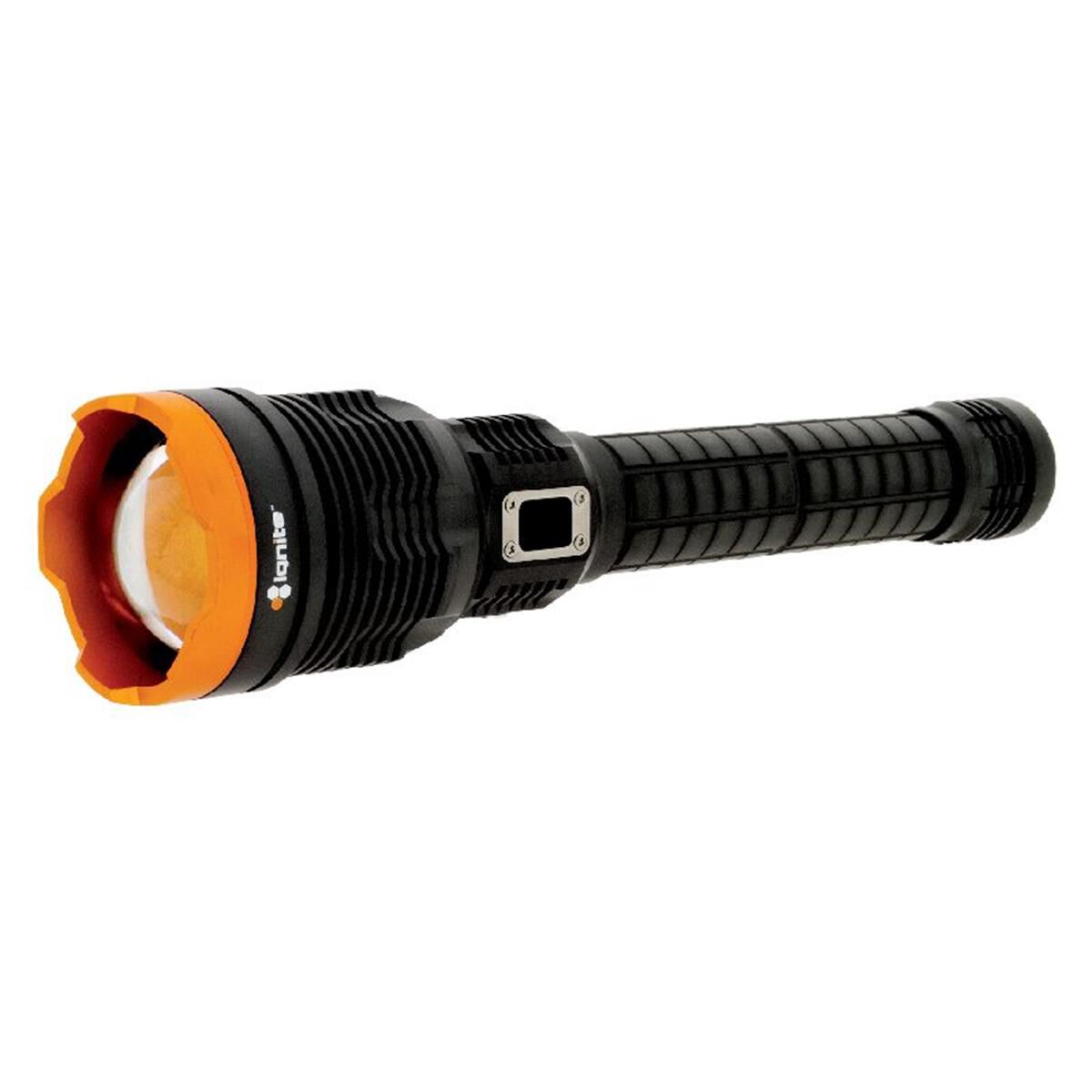 RECHARGEABLE LED HEAVY DUTYLARGE TORCH 8000 LUMENS IPX4, , scaau_hi-res