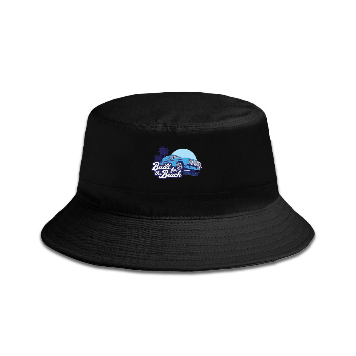 ADULT BUCKET HAT-BLACK [BUILT FOR THE BEACH], , scaau_hi-res