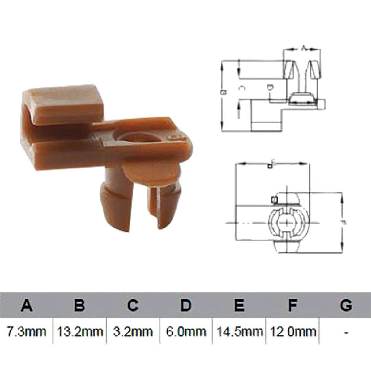 PKT 10 DOOR LOCK CLIP, , scaau_hi-res