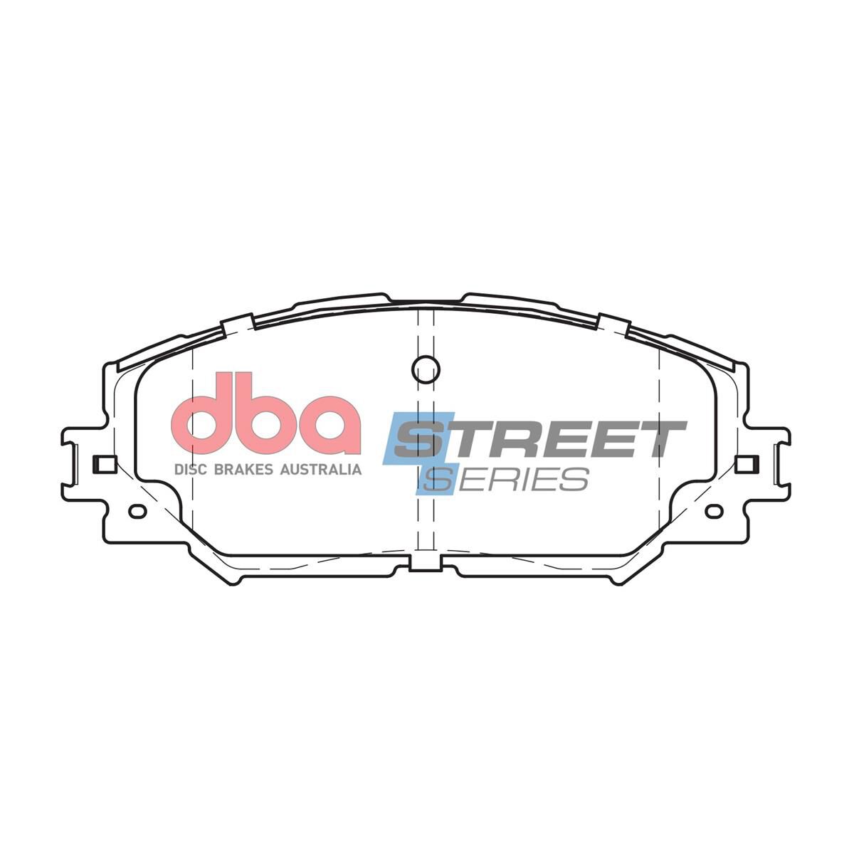 DBA SS STREET SERIES BRAKE PADS [ Toyota 2006-2014 F ], , scaau_hi-res
