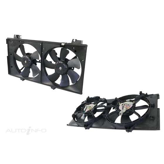 MAZDA 6  GG  08/2002 ~ 07/2005  DUAL RADIATOR FAN  2.3 LITRE INLINE 4 PETROL- (L3), , scaau_hi-res