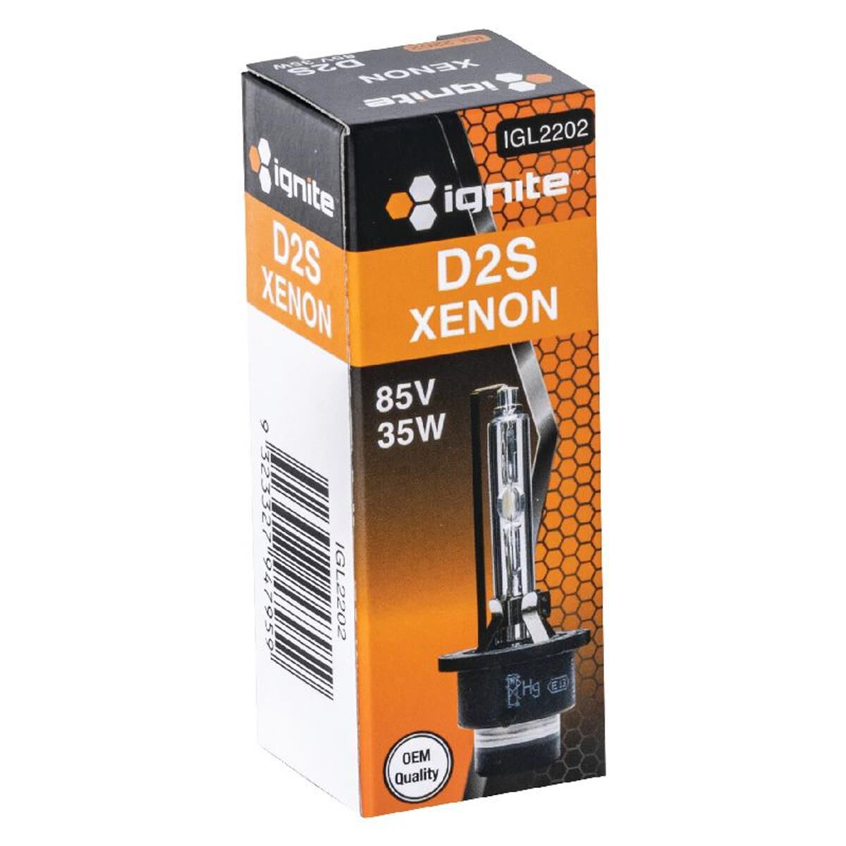 PKT1 D2S HID GLOBE 85V 35W4300K P32d-3 BASE BOX, , scaau_hi-res