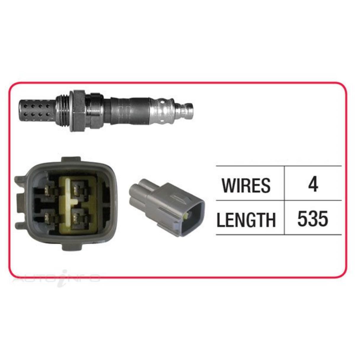 OX SENSOR - TOYOTA 4 WIRE - DIRECT FIT, , scaau_hi-res