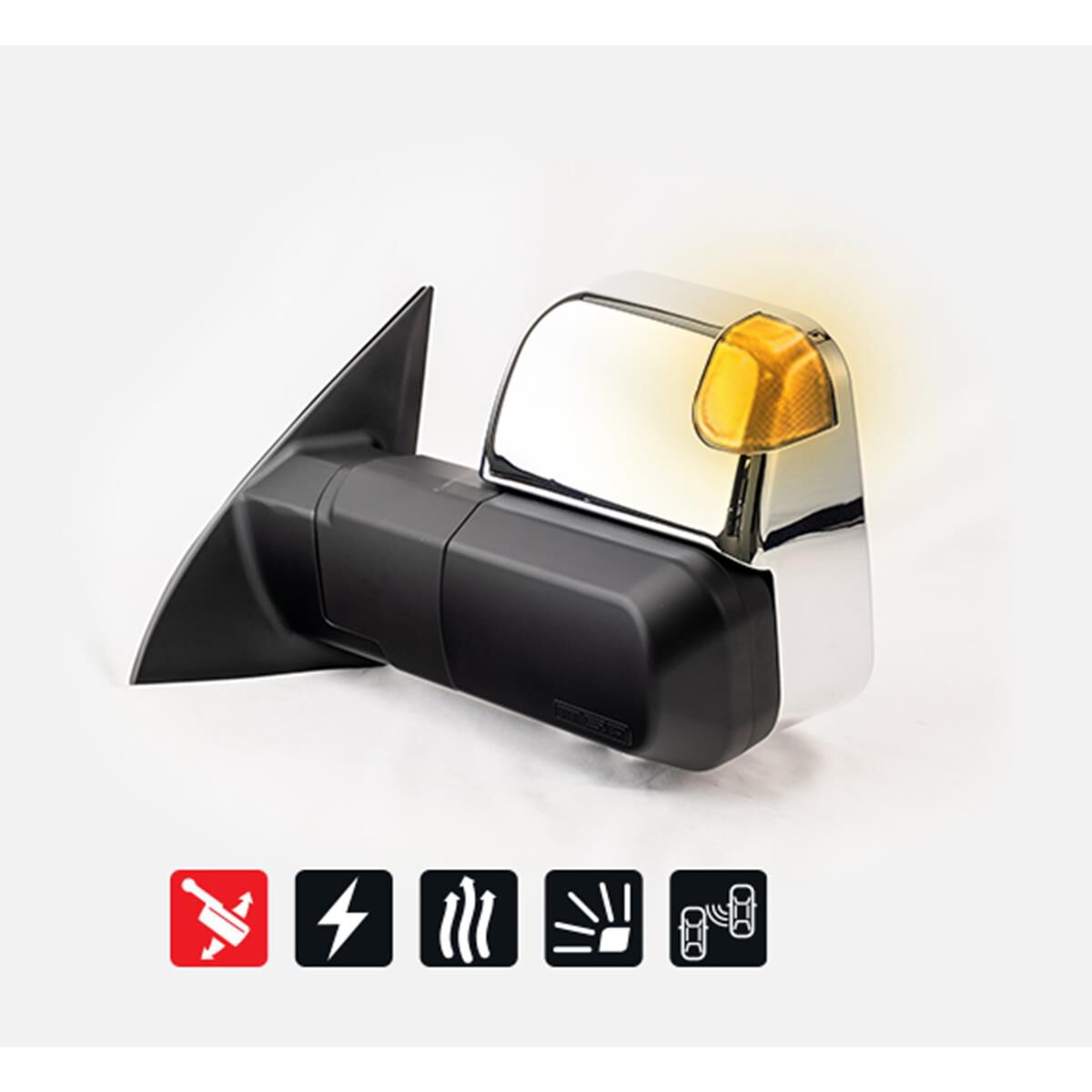 LC150 PRADO 2009-CURRENT. CHROME, ELECTRIC, INDICATORS, HEATED, POWERFOLD, , scaau_hi-res