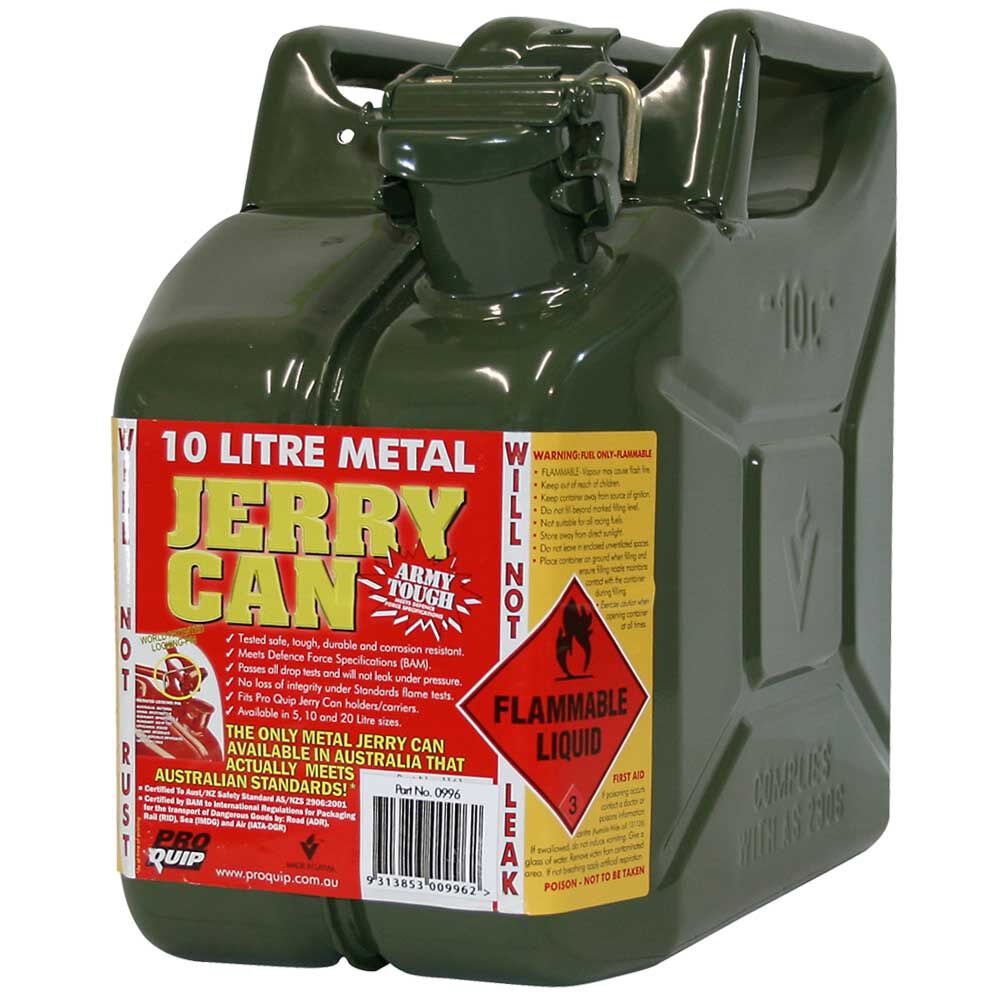 METAL JERRY CAN 10 L GREEN CARTON QTY 4, , scaau_hi-res