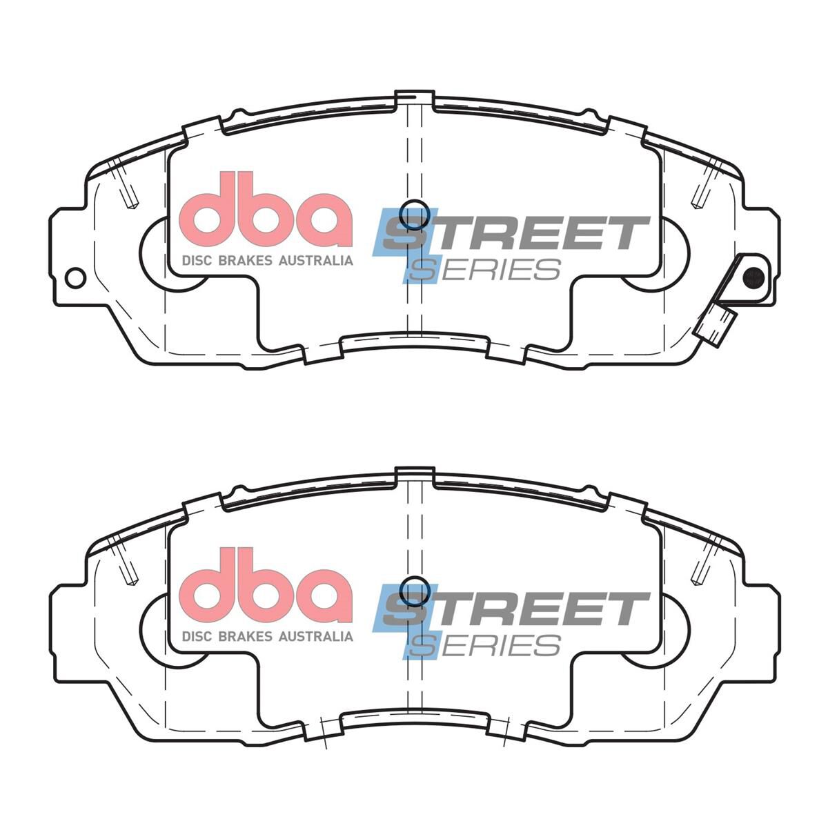 DBA SS STREET SERIES BRAKE PADS [ Honda CRV & Odyssey 2005-2014 F ], , scaau_hi-res