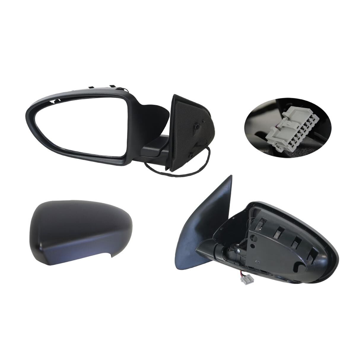 NISSAN DUALIS  J10  01/2007 ~ 05/2014  ELECTRIC DOOR MIRROR  LEFT HAND SIDE  PLUG: 5 PIN TYPE, , scaau_hi-res