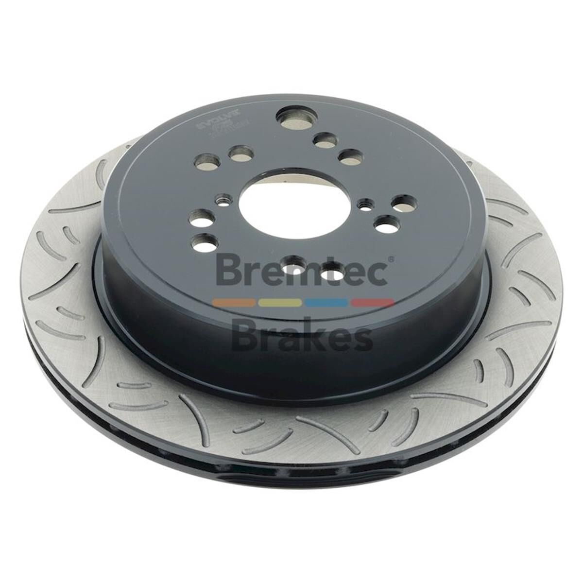 Bremtec EVOLVE FS2 Performance+ Brake Rotor - Single Rear, BDR90105EV ...