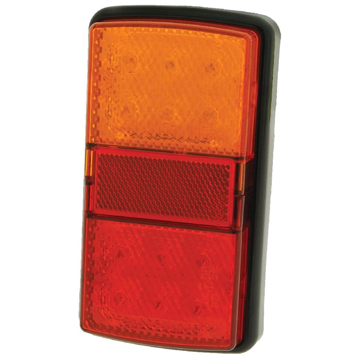 LED STOP/TAIL/INDICATOR LAMP 12/24V WITH REFLEX REFLECTOR 170 x 94 x 33mm, , scaau_hi-res